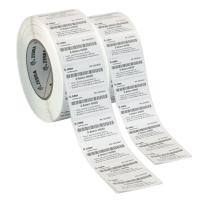 Industrial Barcode Roll, High-tack, removable adhesive