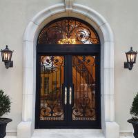 Iron Front Doors, Customized, polished finishing
