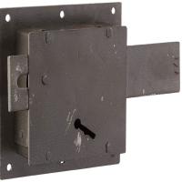 Iron Godown Lock, Durable and long lasting, size