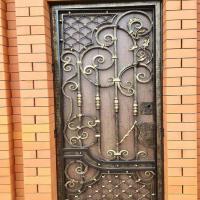 Iron Safety Door Grill, Decorative design, rectangular