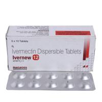 Ivermectin Dispersible 12mg Tablet, Fast dissolve