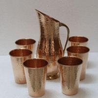 Jug Hammered Set