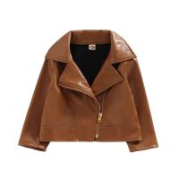 Kid Pu Leather Jacket