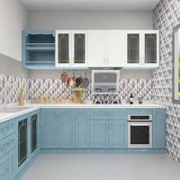 Self Adhesive 3D Finish Kitchen Tiles