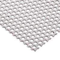 Kitchen Use SS Perforated Sheet, Fine round holes