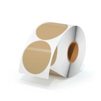 Kraft Barcode Label Roll, Eco-friendly, adhesive Image