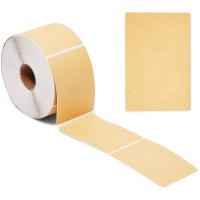 Kraft Barcode Label Roll, Eco-friendly, adhesive
