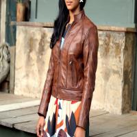 Ladies Leather Blazer