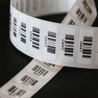 Laminated Barcode Labels, Matte laminate finish