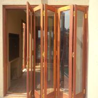 Laminated Wooden Folding Door, 35mm-40mm thickness
