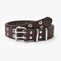 Leather Grommet Faux Belts