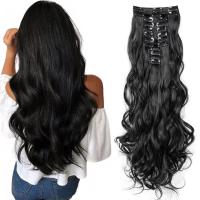 Long Wavy Weft Hair