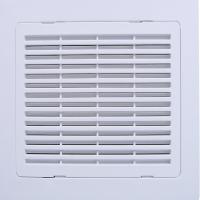 louvered access panel, easy access, pre-installed