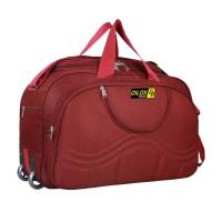 Long Lasting Wheels Polyester Printed Luggage Bags
