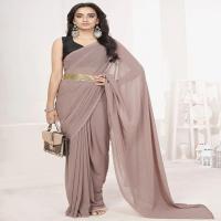 Lycra Plain Saree