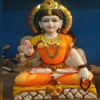 Marble Parvati Statue