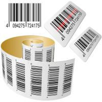 Matte Polypropylene Barcode Sticker, Tear-resistant