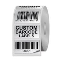 Matte Silver Barcode Label Roll, Suitable electronic