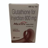 Maxiliv Glutathione 600mg Injection, Advanced detox Image
