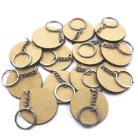 Mdf Round Keychain
