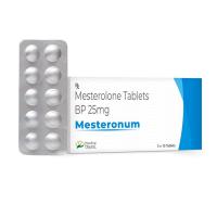 Mesterolone 25 Mg Tablet, Hormonal regulation agent Image