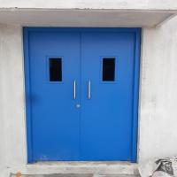 Metal Fire Safety Door , Geometric patterns
