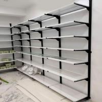 Metal Stationery Wall Display Racks, 6 shelves