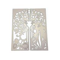 Metal Wedding Card