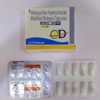 Minocycline 100 mg Antibiotic Tablet, Broad-spectrum
