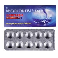 Minoxidil 5mg Tablet, Blood flow stimulant type Image