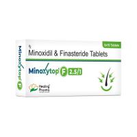 Minoxytop 10mg Tablets, Minoxidil at high doses Image