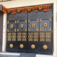 Ms Ornamental Gate Grill, Floral patterns, Custom