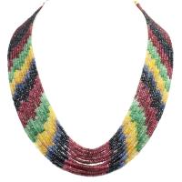 Multi-Color Beaded Necklace