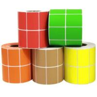 Multi Coloured Barcode Label, Size Range Custom Image