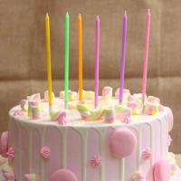 Multicolor Cake Candle