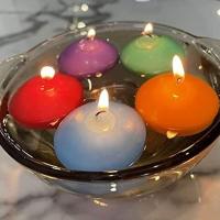 Multicolor Floating Candle