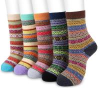 Multicolour Patterned Ladies Socks