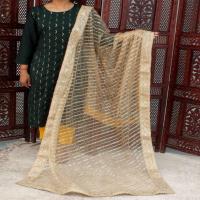 Net Embroidered Dupatta