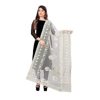 Net Embroidered Dupatta