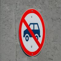 No Parking Sign Board