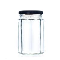 Octagonal Glass Jars