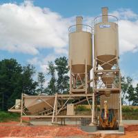 On Ground Dry Mix Mortar Plant, Low-height structure Image