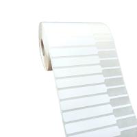 Optical Barcode Label, White color, rectangle shape Image