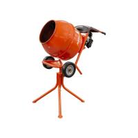 Orange Concrete Mixer