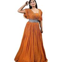 Orange Designer Dress
