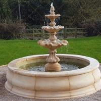 Outdoor Sandstone Fountain