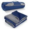 Foldable outdoor warm blanket, waterproof & wind-proof