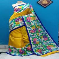 Painted Murshidabad Sarees