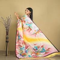 Painted Murshidabad Sarees