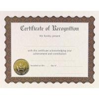 Paper Award Certificates